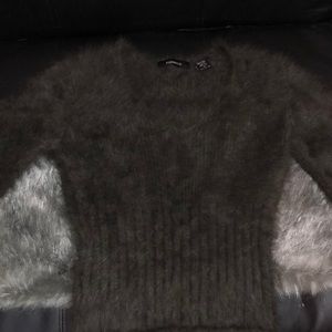 Express angora sweater